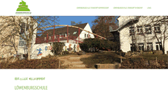 Desktop Screenshot of loewenburgschule.de
