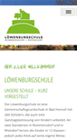 Mobile Screenshot of loewenburgschule.de