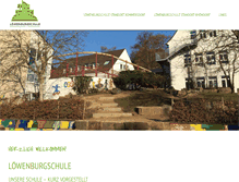 Tablet Screenshot of loewenburgschule.de